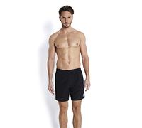 Speedo Men's Check Trim Leisure Watershorts - Black/Oxid Grey, Small