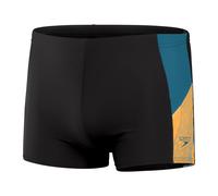 Speedo Mens Dive Aquashort Swimming Boxers Black/Teal S