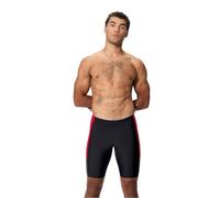 Speedo Men's Dive Jammer Swim Trunks Swimmers Anthracite/High Risk Red