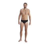 Speedo Men's Endurance+ 7cm Swimming Briefs | Chlorine Resistant | Swim Fitness | Training, Black, 34