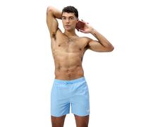 Speedo Men's 16" Watershort Swimming Trunks| Quick Dry | Comfortable Fit | Classic Style | Drawstring Waist, Sugar Blue/Celeste/Iris Mirror, S
