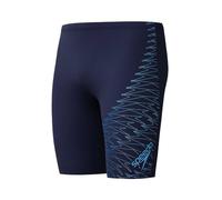 Speedo Men's Gala Medley Logo Jammer | Swim Training | Technical Fabric | Athletic Design, Lagoon Blue/Celeste, 32