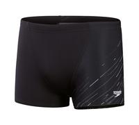 Speedo Mens Hyper Boom V-Cut Aquashorts in Black Grey - Size 28 inch