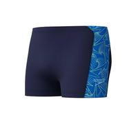 Speedo Men's Hyperboom Panel Aquashort | Swim Training | Fitness | Chlorine Resistant, Blue, 36