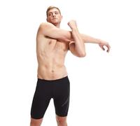 Speedo Men's Hyperboom Placement Jamer, Swim Training, FitneS, Chlorine Resistant, Black/Grey, 40/1740/17