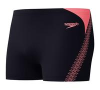 Speedo Men's Hyperboom Splice Aquashort Swimming Trunks | Quick Drying | Training | Fitness | Chlorine Resistant, Coral Sands'', 34