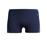 Speedo Men's Hyperboom Splice Aquashort Swimming Trunks| Quick Drying | Training | Fitness | Chlorine Resistant, Lagoon Blue/Celeste, 40