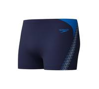 Speedo Men's Hyperboom Splice Aquashort Swimming Trunks| Quick Drying | Training | Fitness | Chlorine Resistant, Lagoon Blue/Celeste, 36