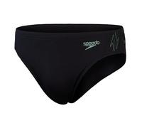 Speedo Men's Hyperboom Splice Briefs |Quick Drying | Training | Fitness | Chlorine Resistant, Black/Country Green, 34