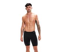 Speedo Men's Hyperboom Splice Jammer Swimming Trunks | Quick Drying | Training | Fitness | Chlorine Resistant, Black/Grey, 26