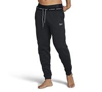Speedo Men's Jogger Pants Relaxed Fit Team Warm Up,New Speedo Black,Medium