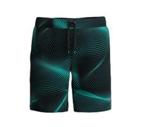 Speedo Men's Lookout Board Shorts | 4-Way Stretch Soft Fabric | Surf | Swim | Gym | Run | Quick Drying, Turquoise, 34