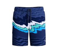Speedo Men's Lookout Board Shorts | 4-Way Stretch Soft Fabric | Surf | Swim | Gym | Run | Quick Drying, Peacoat 19-3920 TCX, 36