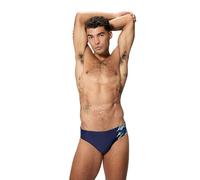 Speedo Men's Medley Logo Brief 7cm Swim Trunks Swimmers Peacoat/Deep Sapphire