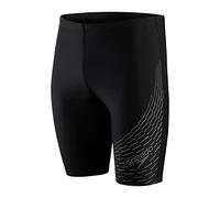 Speedo Men's Medley Logo Jammer, Black/Ardesia, 26