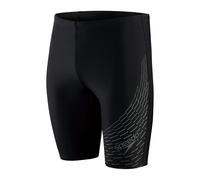 Speedo Men's Medley Logo Jammer, Black/Ardesia, 26