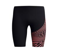 Speedo Men's Medley Logo Jamer, Swim Practice, Technical Fabric, Athletic Design, Coral Sands, 3838
