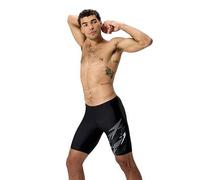 Speedo Mens Medley Logo Jammer, Grey, Size 34, Men Grey