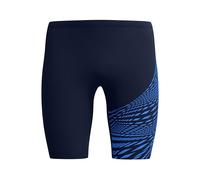 Speedo Men's Medley Logo Jammer | Swim Practice | Technical Fabric | Athletic Design, Cobalt Pop, 36