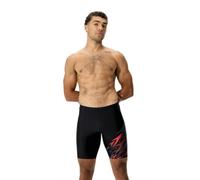 Speedo Men's Medley Logo Swim Jammer, Black, 40