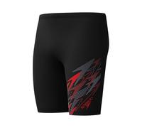 Speedo Men's Medley Logo Swim Jammer, Black, 40