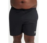 Speedo Men's Plus Size Essential 16" Swim Shorts Watershort Swimsuit - Black