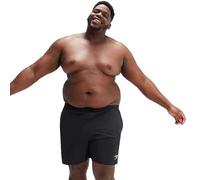 Speedo Men's Plus Size Essentials 16" Swim Shorts | Watershort| Swimming Trunks | Big and Tall Swimwear, Black, XXXL