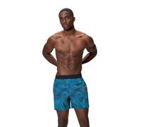 Speedo Men's Print Lookout Volley 16" Swim Short, Navy Blue, 2XL