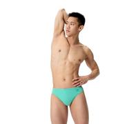 Speedo Men's Solid Brief Swim Trunks Swimmers Aqua Breeze Size 32