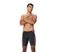Speedo Men's Solid Splice Jammer Swimmers Black Size 36 inches