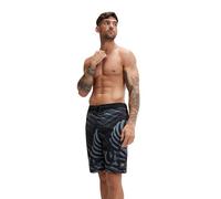 Speedo Men's Swim Trunk Knee Length Boardshort Bondi Printed Board Shorts, 20" Foundation Alley, X-Large