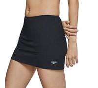 Speedo Men's Swimsuit Bottom Swim Skirt Bio Endurance Solid Separates, Black, Medium