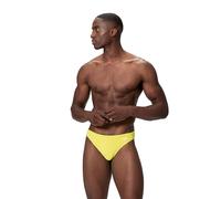 Speedo Men's Swimsuit Brief Comfort Waistband, Mini Lemon Drizzle, 32