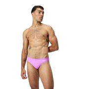 Speedo Men's Swimsuit Brief Powerflex Eco Solar Swim, Neon Violet, 32