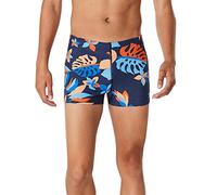 Speedo Men's Swimsuit Square Leg Eco Flex Beachstar Separates, Floatable Floral Peacoat, X-Large