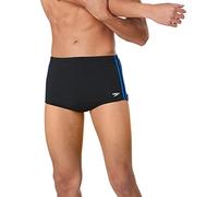 Speedo Men's Swimsuit Square Leg Poly Mesh Training Suit Black/Blue