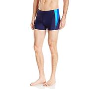 Speedo Men's Swimsuit Square Leg Splice Navy/Blue