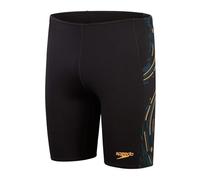 Speedo Mens Tech PNL Jammers Black/Orange 38