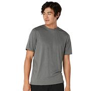 Speedo Men's Uv Swim Shirt Graphic Short Sleeve Tee Rash Guard, Volcanic Ash, XX-Large