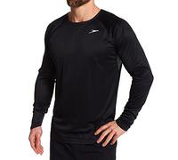 Speedo Men's Uv Swim Shirt Long Sleeve Fitness Rashguard Anthracite