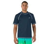 Speedo Men's Uv Swim Shirt Short Sleeve Loose Fit Easy Tee