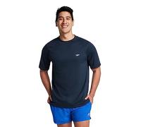Speedo Men's Uv Swim Shirt Short Sleeve Loose Fit Easy Tee