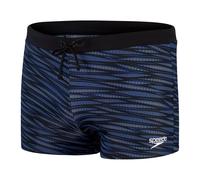 Speedo Men's Valmilton Aquashort | Holiday Swimwear, Black/Ammonite Blue/Dapple Grey, 30