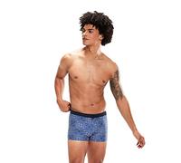 Speedo Men's Valmilton Aquashort | Holiday Swimwear, Ammonite Blue/White/True Navy, 30