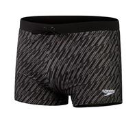 Speedo Men's Valmilton Aquashort | Holiday Swimwear, Black/Dove Grey, 34