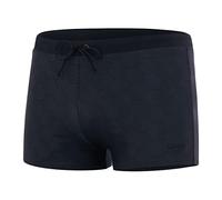 Speedo Men's Valmilton Aquashort | Holiday Swimwear, Black/Oxid Grey, 34