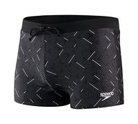 Speedo Men's Valmilton Aquashort | Holiday Swimwear, Black/Oxid Grey, 44