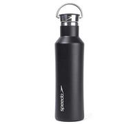 Speedo Metal Water Bottle Bottle, Adults Unisex, Black (Black), One Size