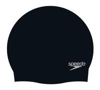 Speedo Plain Moulded Silicone Cap - Swimming cap Black One Size