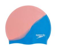 Speedo Multi Colour Silicone Cap - Bondi Blue/ Neon Fire
